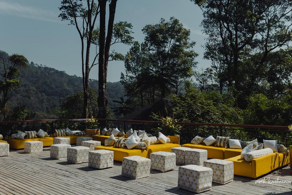 This luxurious resort tucked in the wilderness of Coorg makes for an idyllic wedding destination: